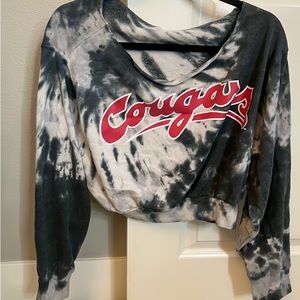 WSU Cougars Crop Sweatshirt